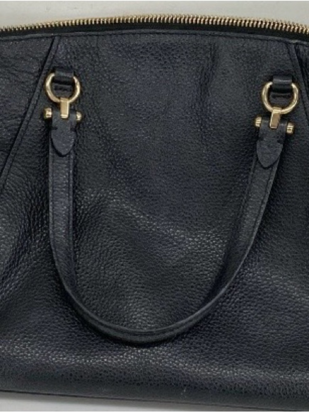 Price Drop! Coach Black Pebbled Leather Prairie Satchel Shoulder Bag - Picture 9 of 10